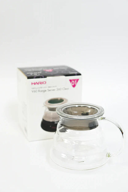Hario V60 Range Glass Server 360ml اناء تحضير قهوة زجاجي
