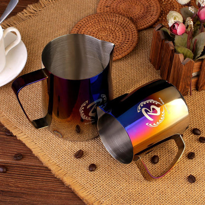 Barista Space Half Blue Pitcher ابريق تبخير الحليب