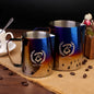 Barista Space Half Blue Pitcher ابريق تبخير الحليب