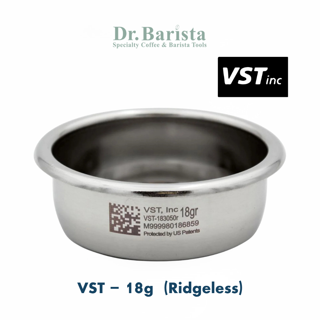 VST Precision Espresso Basket 18g (Ridgeless) سلة استخلاص الاسبريسو
