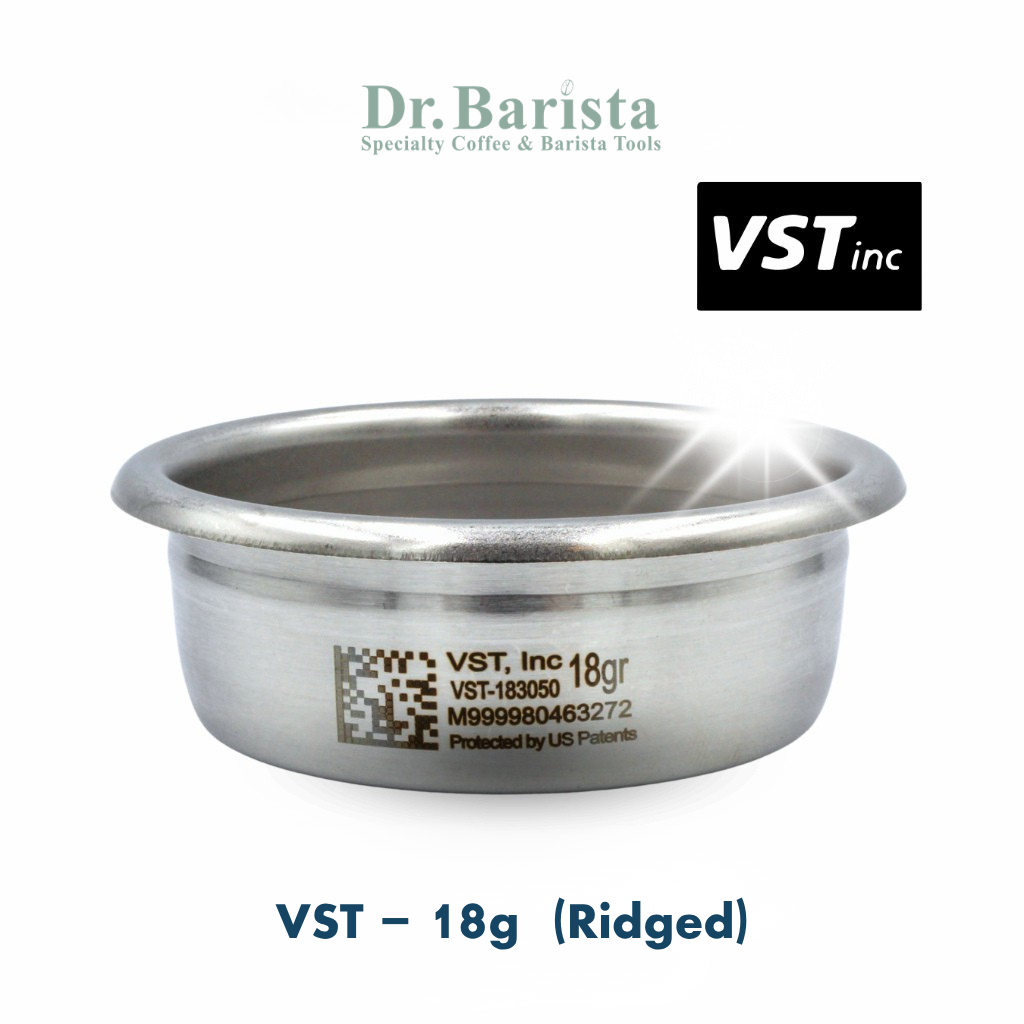 VST Precision Espresso Basket 18g (Ridged)سلة استخلاص الاسبريسو