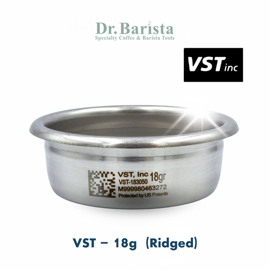 VST Precision Espresso Basket 18g (Ridged)سلة استخلاص الاسبريسو