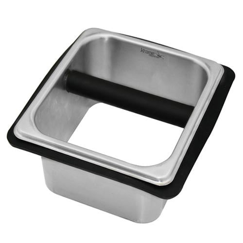 Krome - Professional Knock Box Chute - Stainless Steel