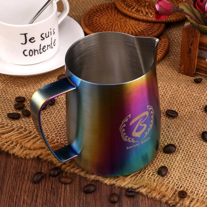 Barista Space Sandy Rainbow Pitcher ابريق تبخير الحليب