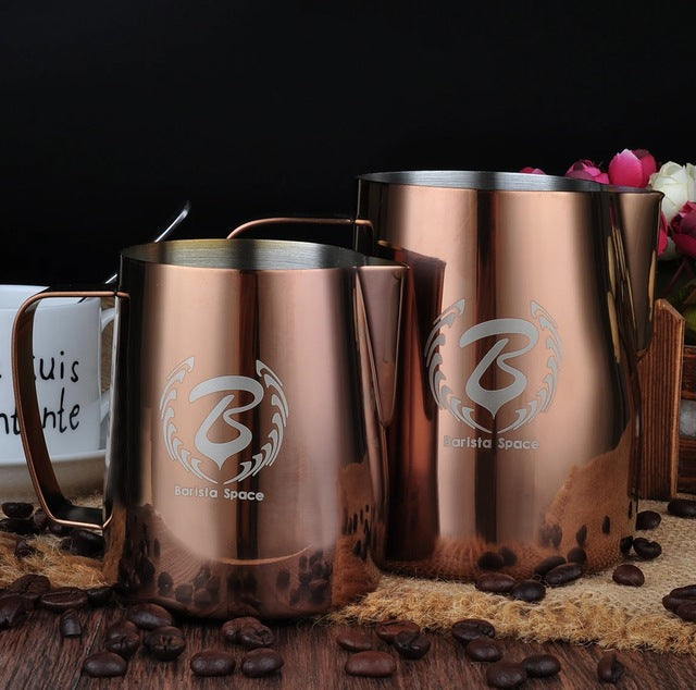Barista Space Rose Gold Pitcher ابريق تبخير الحليب