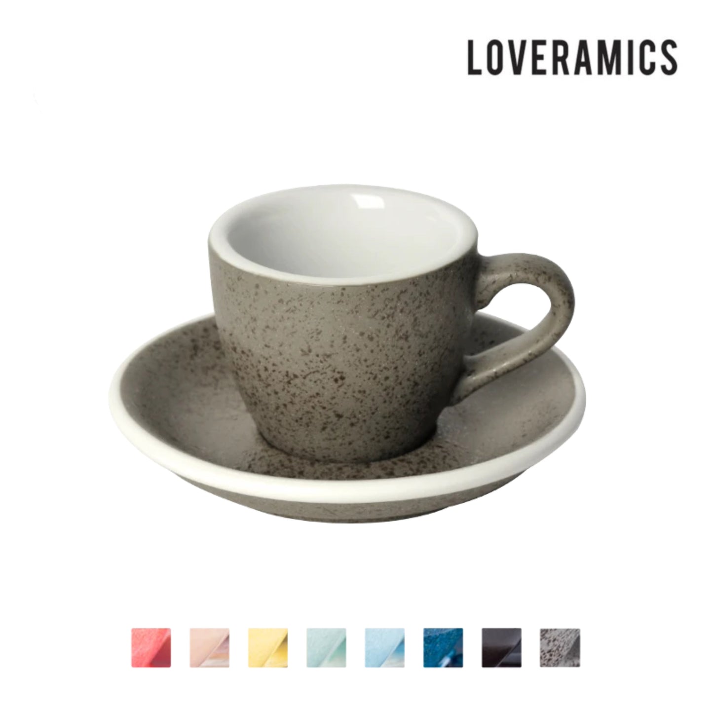 Loveramics Egg Espresso Cup & Saucer 80ml كوب وصحن