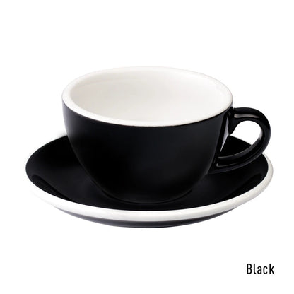 Loveramics Egg Flat White Cup & Saucer 150ml كوب وصحن