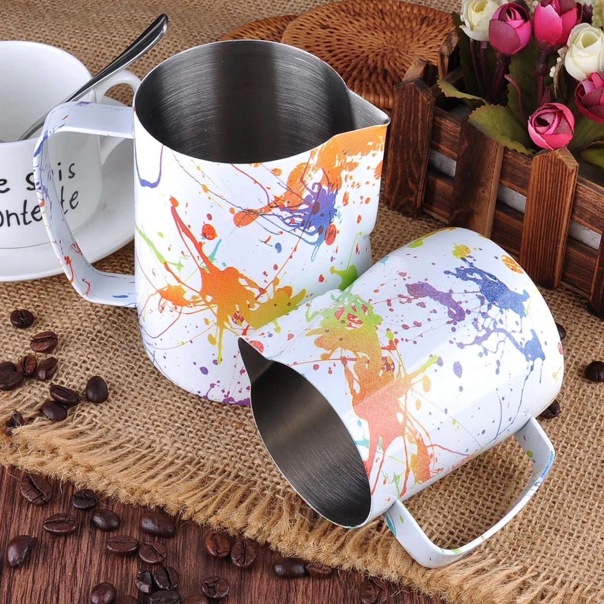 Barista Space Splash Pitcher ابريق تبخير الحليب