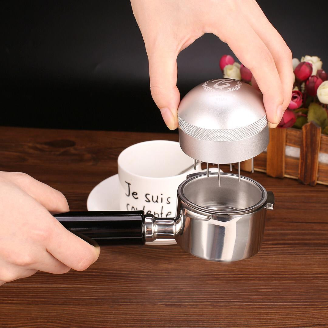 Barista Space Needle Distribution Tool Silver 51mm مفكك تكتلات