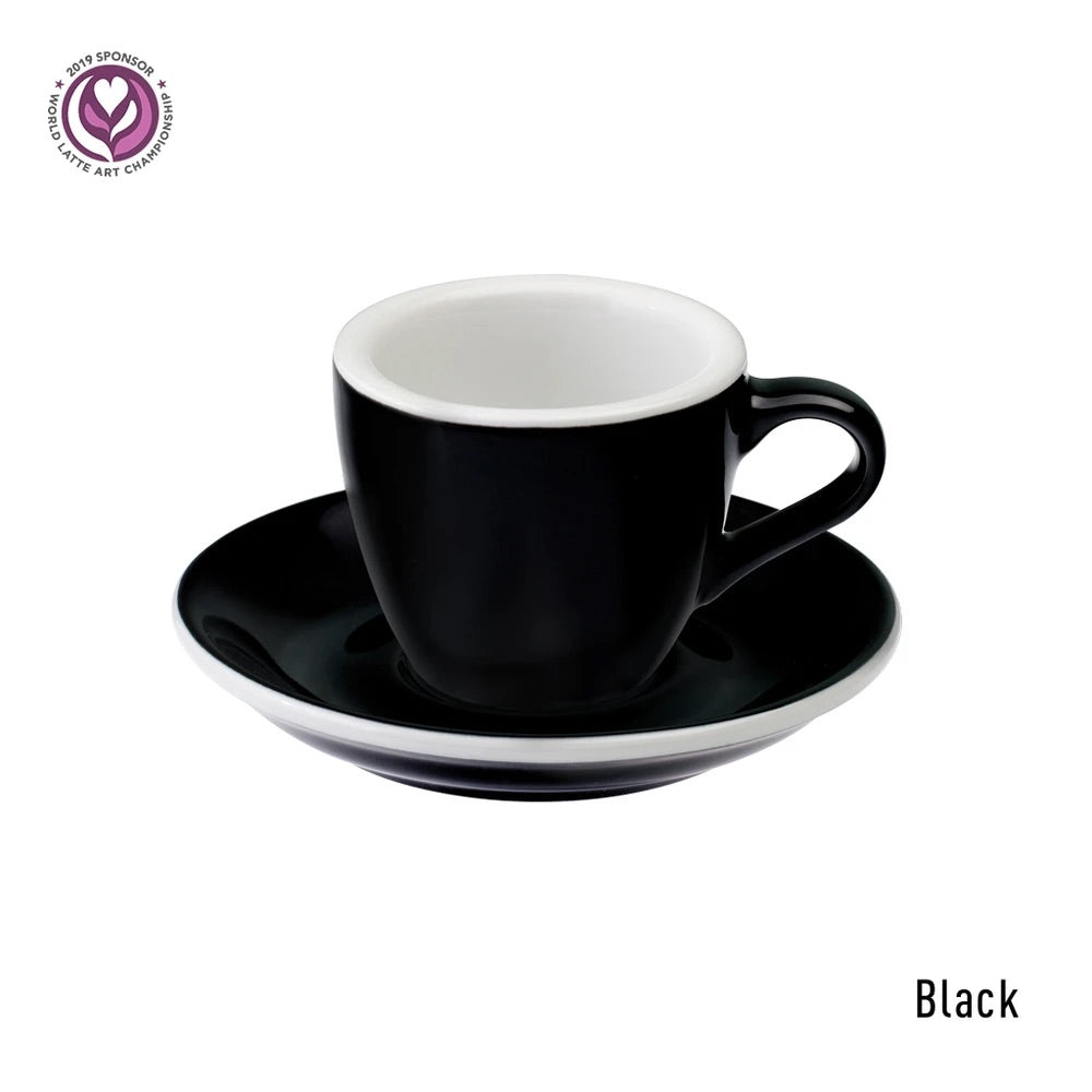 Loveramics Egg Espresso Cup & Saucer 80ml كوب وصحن