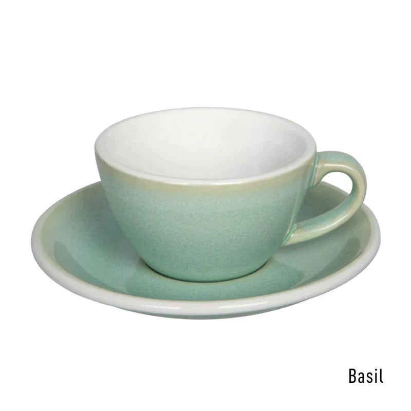 Loveramics Egg Flat White Cup & Saucer 150ml كوب وصحن