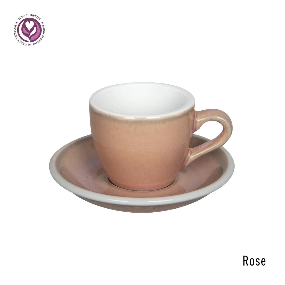 Loveramics Egg Espresso Cup & Saucer 80ml كوب وصحن
