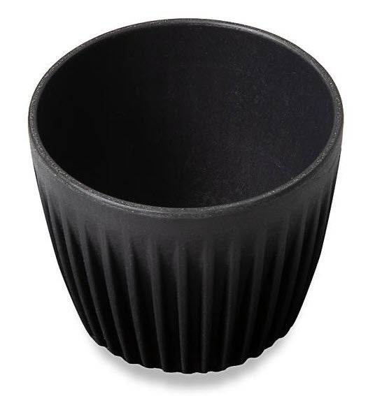 Huskee Cup & Lid 175ml - Black كوب وغطاء