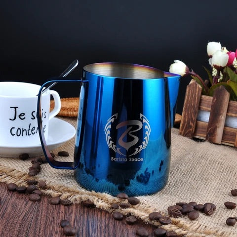 Barista Space Blue Pitcher ابريق تبخير الحليب