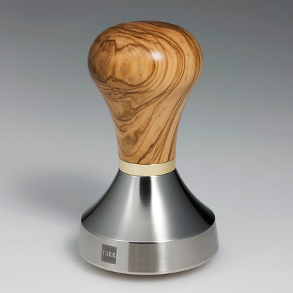 TORR TOYS GOLDFINGER Tamper 58.55mm Sharp Edge CONVEX with 5mm Gold Washer اداة كبس البن