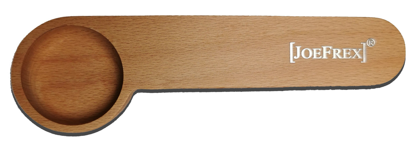 JoeFrex Wooden Coffee Measuring Scoop with Clip ملعقة قياس قهوة