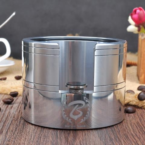 Barista Space Height Adjustable Tamping station 58mm Silver قاعدة كبس