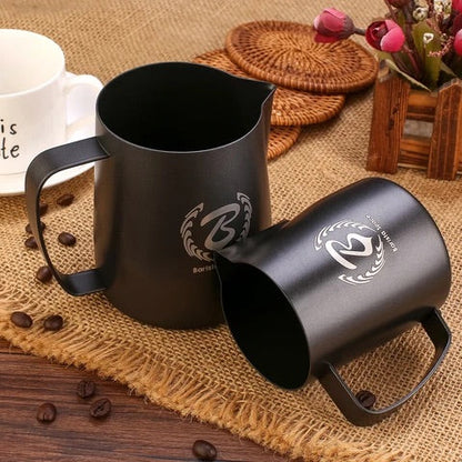 Barista Space Teflon Black Pitcher ابريق تبخير الحليب