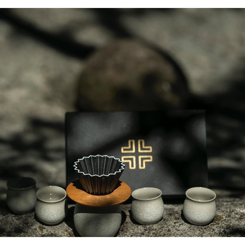 Ninety Plus X Origami Kone Ring حلقة لقمع التقطير