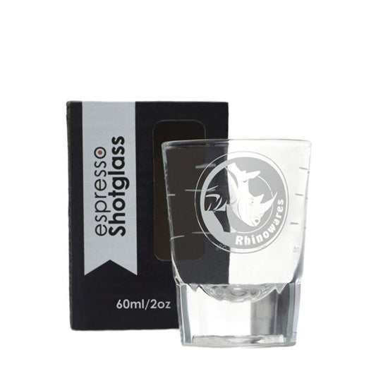 Rhino Round Shot Glass 2oz Lined كآس استخلاص الاسبريسو