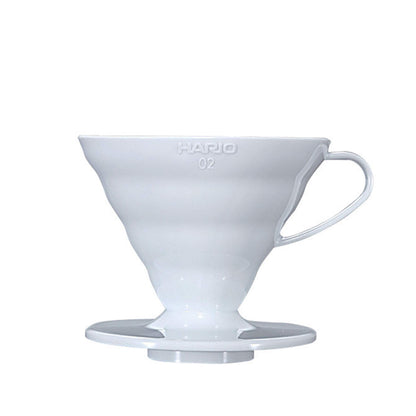 Hario V60 Plastic Dripper 02 White قمع تقطير بلاستيك