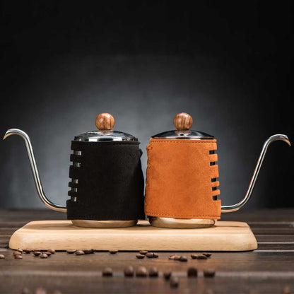 Hand-Free Kettle with Leather Wrapped 350ml غلاية ماء