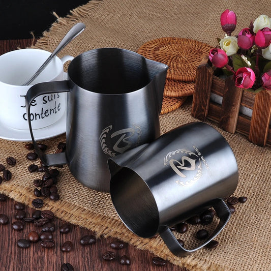 Barista Space Sandy Black Pitcher