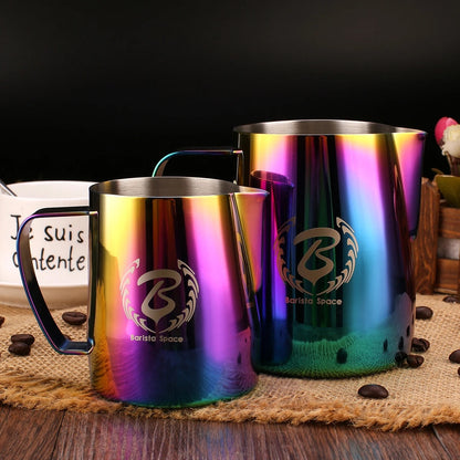 Barista Space Rainbow Pitcher ابريق تبخير الحليب