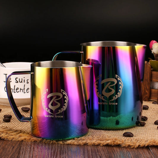 Barista Space Rainbow Pitcher ابريق تبخير الحليب