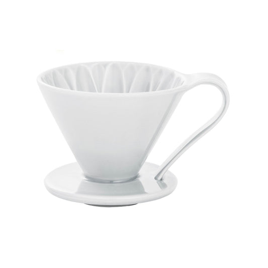 Cafec Ceramic Flower Dripper 2-4 Cups قمع تقطير