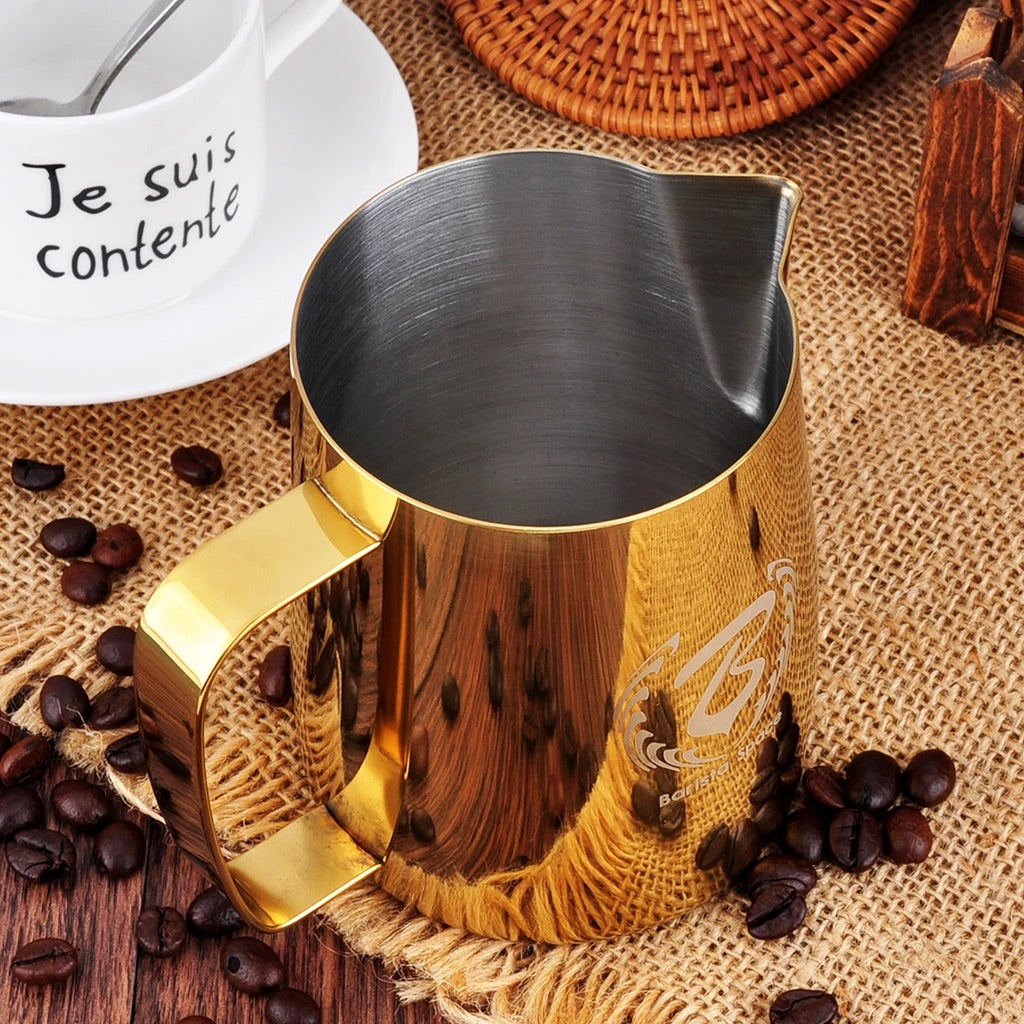 Barista Space Golden Pitcher ابريق تبخير الحليب