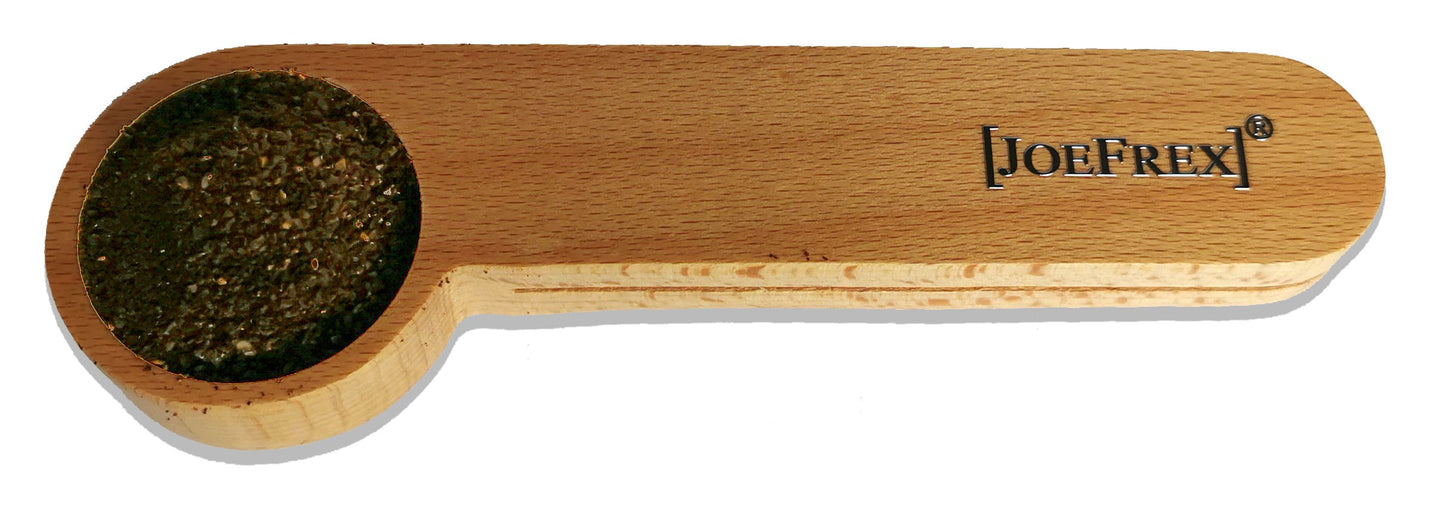JoeFrex Wooden Coffee Measuring Scoop with Clip ملعقة قياس قهوة