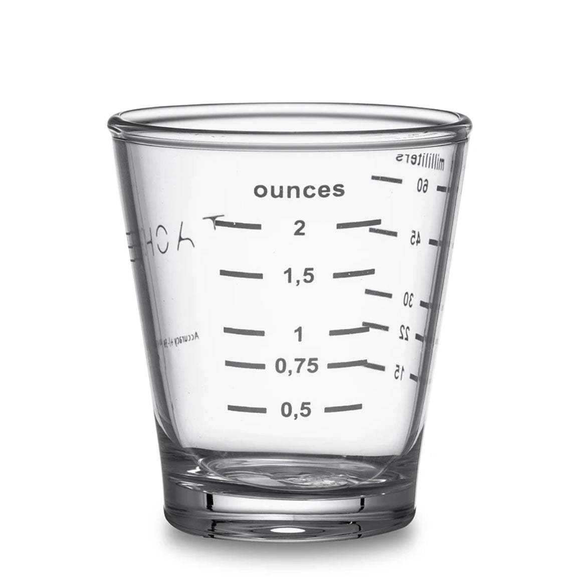 Tache Shot Glass 60ml كأس استخلاص الاسبريسو