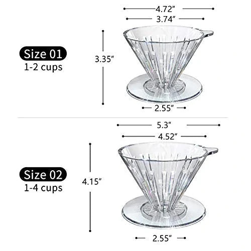 TimeMore Crystal Eye Dripper 01 قمع تقطير