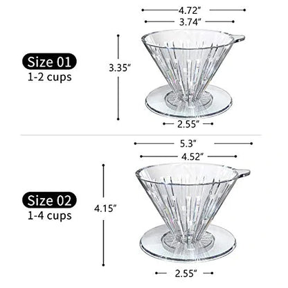 TimeMore Crystal Eye Dripper 01 قمع تقطير