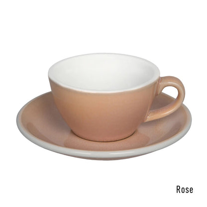 Loveramics Egg Flat White Cup & Saucer 150ml كوب وصحن