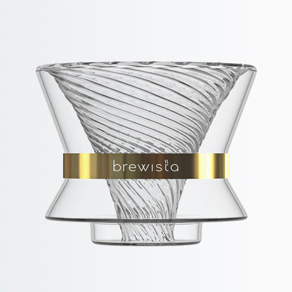 Brewista Tornado Glass Dripper قمع تقطير