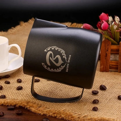 Barista Space Teflon Black Pitcher ابريق تبخير الحليب