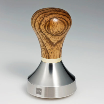 TORR TOYS GOLDFINGER Tamper 58.55mm Sharp Edge CONVEX with 5mm Gold Washer اداة كبس البن