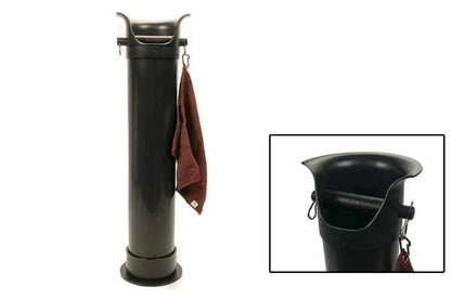 Crema Pro Floor Standing Knock-out Tube Black وعاء تفريغ البن
