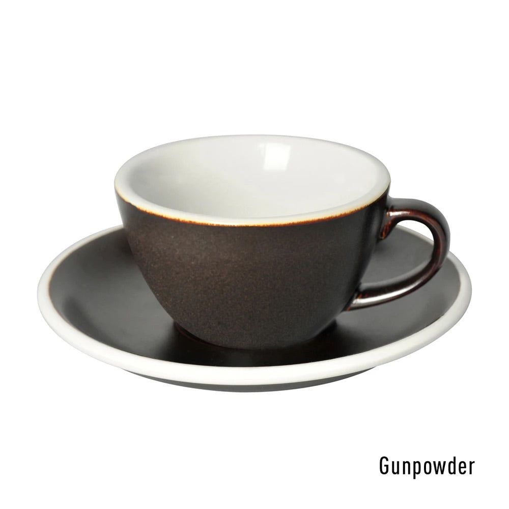 Loveramics Egg Flat White Cup & Saucer 150ml كوب وصحن