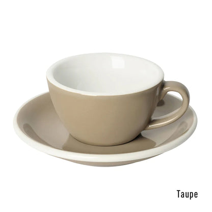 Loveramics Egg Flat White Cup & Saucer 150ml كوب وصحن