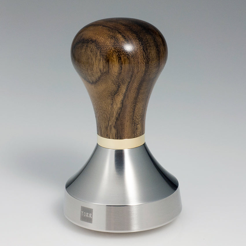 TORR TOYS GOLDFINGER Tamper 58.55mm Sharp Edge CONVEX with 5mm Gold Washer اداة كبس البن