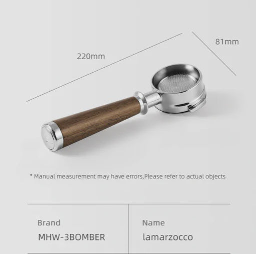MHW-3BOMBER Bottomeless Portafilter for E61/La Marzocco 58mm بورتافلتر
