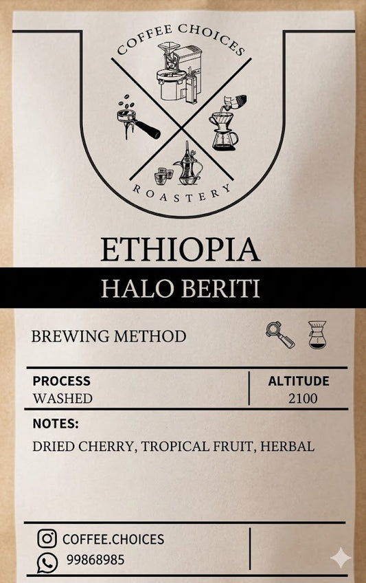 Coffee Choices Ethiopia Halo Beriti-250g, Filter